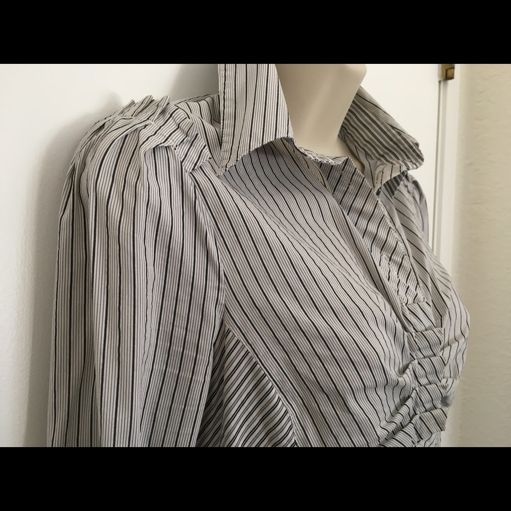 Karen Millen Striped Button Shirt Great Condition